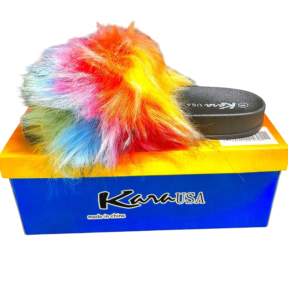 Beautiful New Luxury Furry Fashion Slippers Great Christmas Gift Idea!